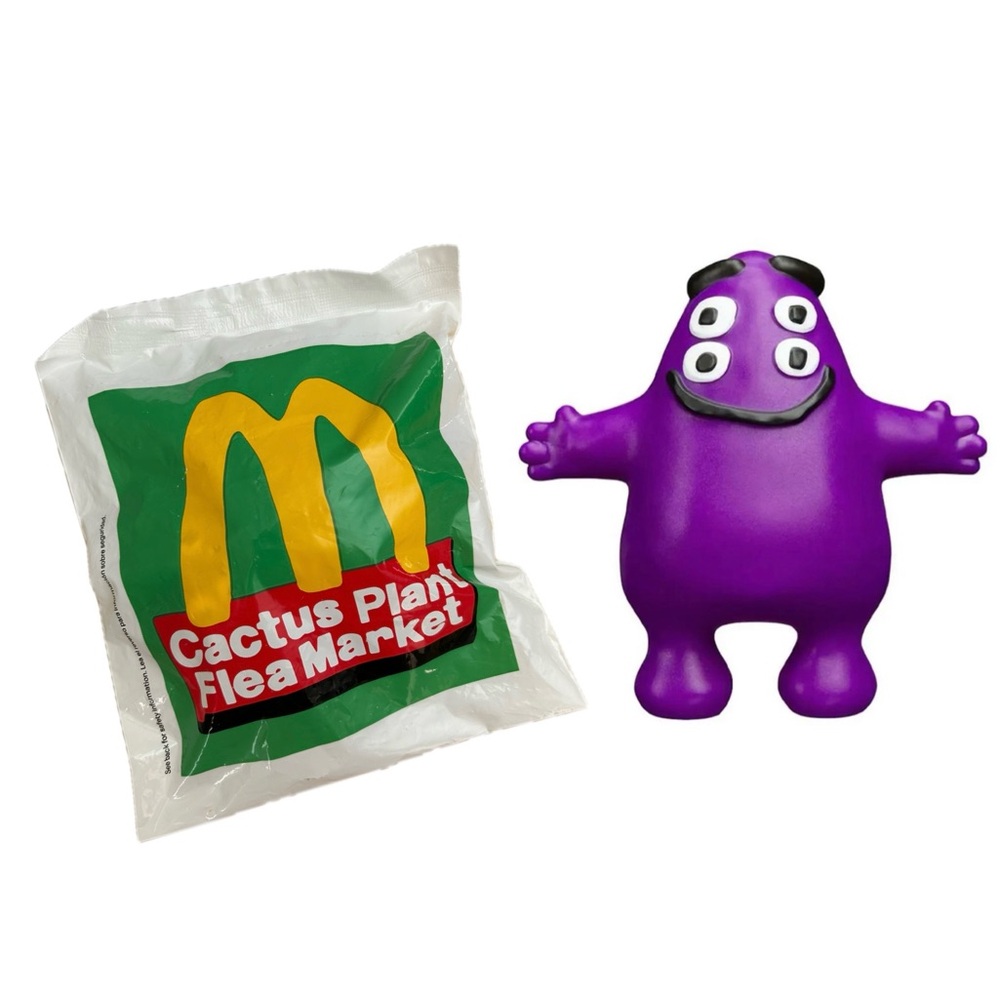 McDonalds Cactus Plant Flea Market Sealed Adult Happy Meal GRIMACE Toy 2022
